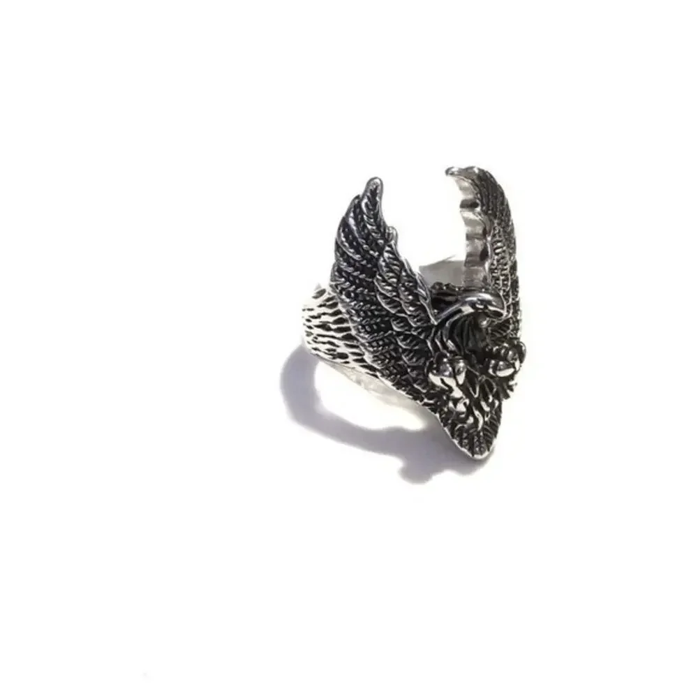 New stainless steel eagle ring‎ size 12